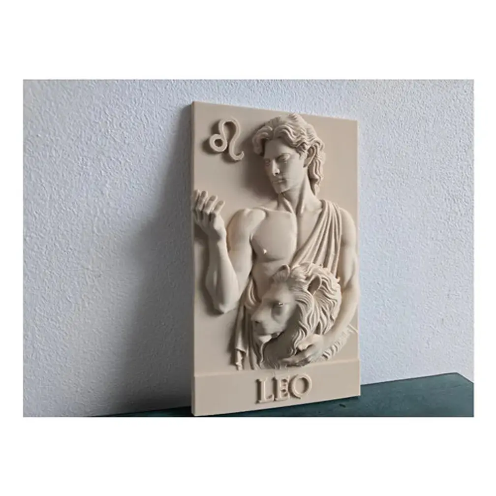 Figura Decorativa De Hombre Leo - Signo Del Zodíaco 2
