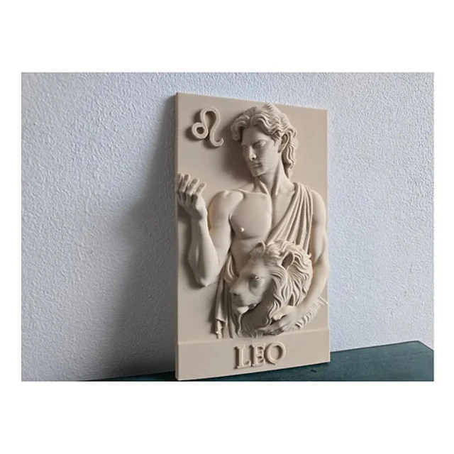 Figura Decorativa De Hombre Leo - Signo Del Zodíaco