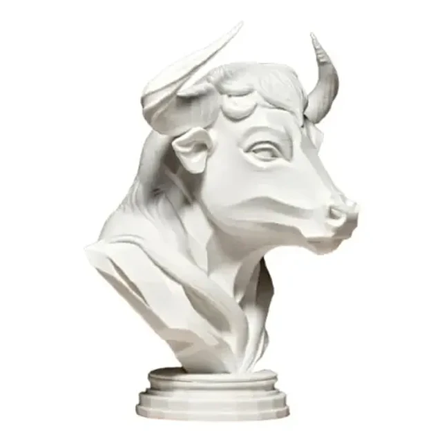 Elegante Escultura De Toro - Figura Decorativa