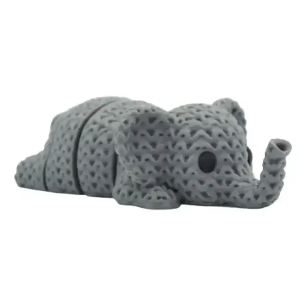 Llavero Elefante Tejido Articulado 1