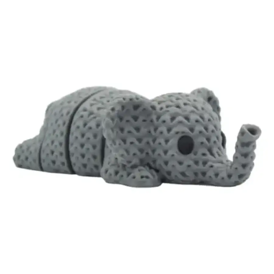Llavero Elefante Tejido Articulado