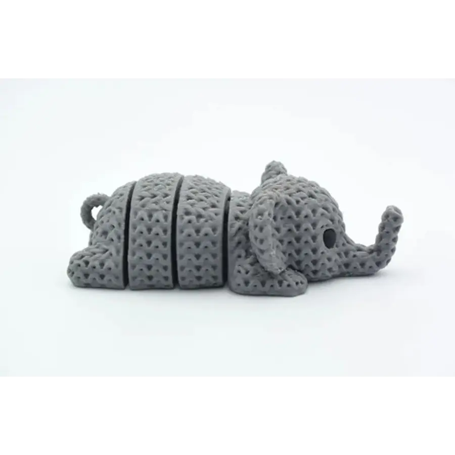 Llavero Elefante Tejido Articulado