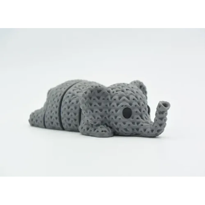 Llavero Elefante Tejido Articulado 4