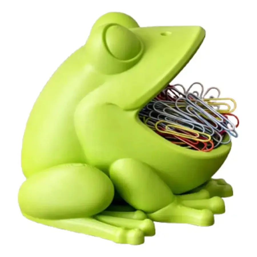 Portalápices De Rana Verde