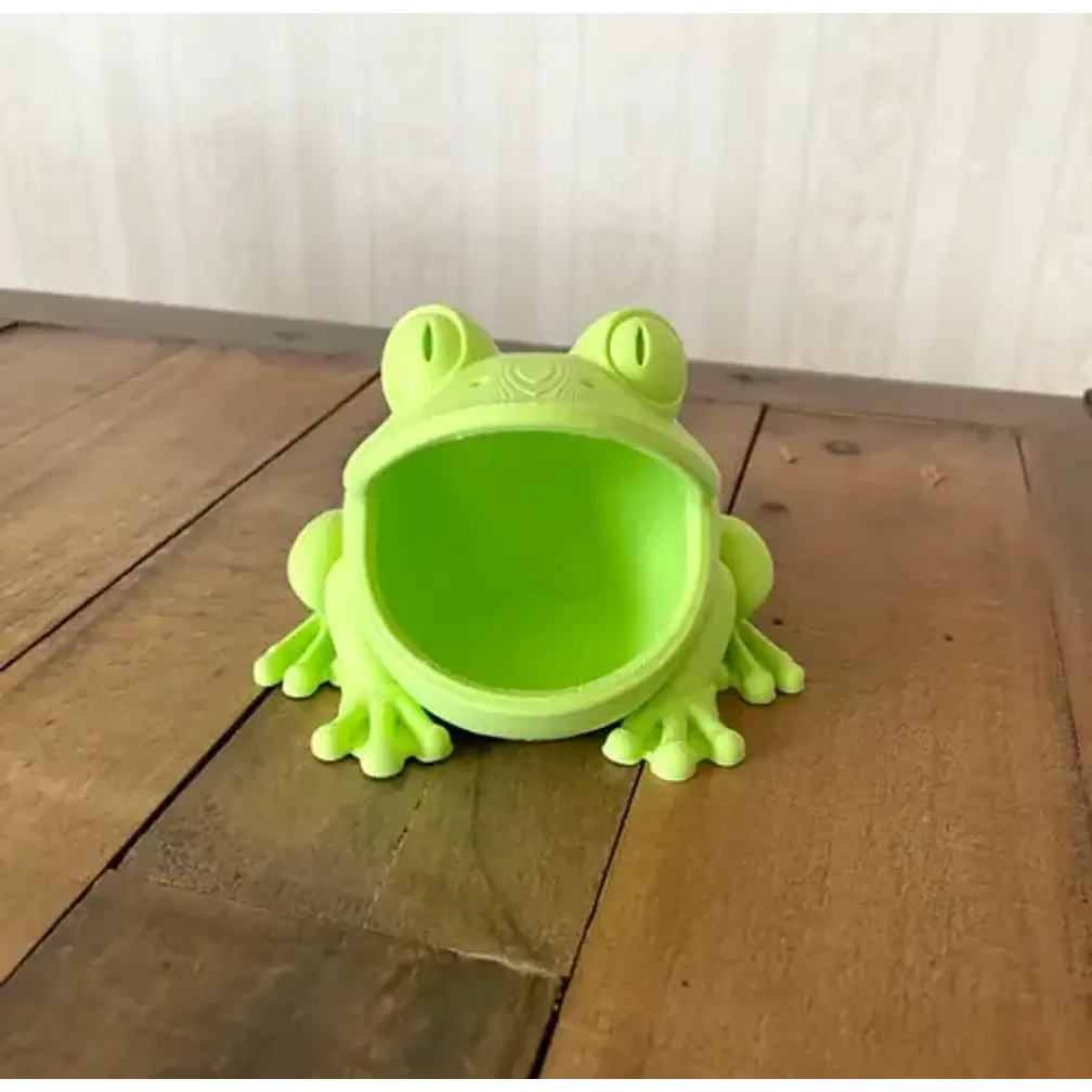 Portalápices De Rana Verde 2