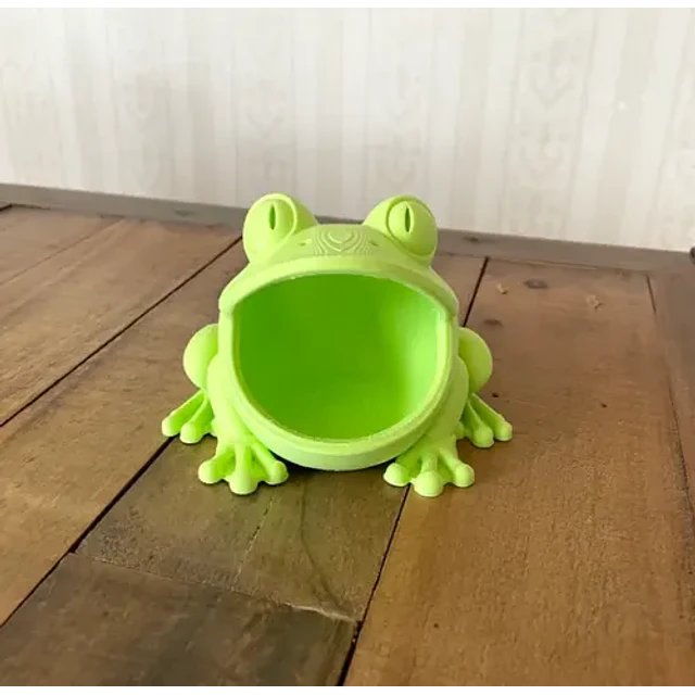 Portalápices De Rana Verde