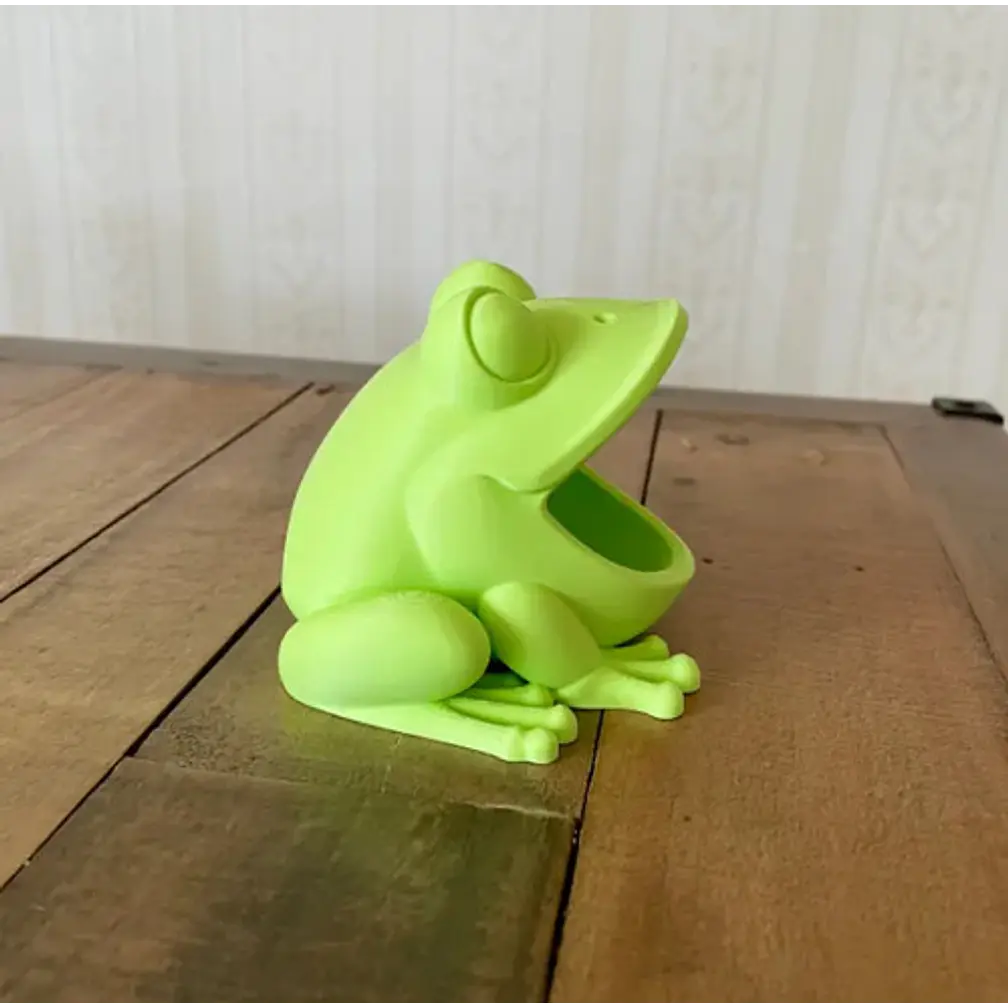 Portalápices De Rana Verde 3