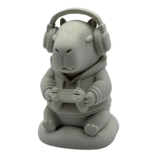 Escultura Decorativa- Capibara Gamer