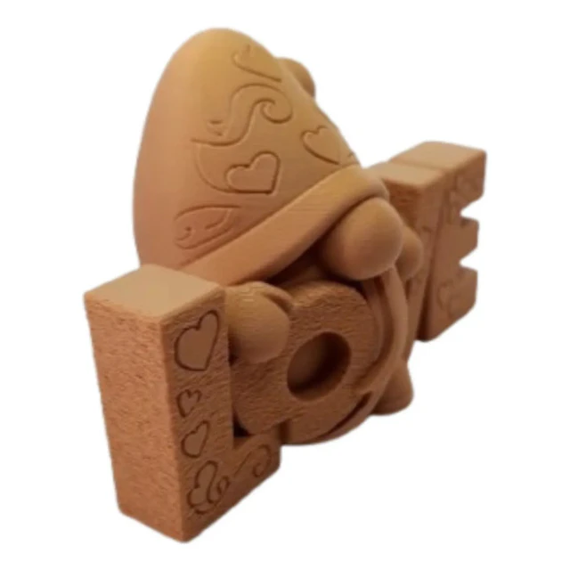Figura Decorativa Gnomo Corazón Love