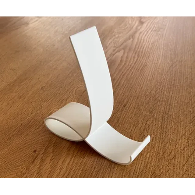 Figura Decorativa Soporte Para Libros Curvo