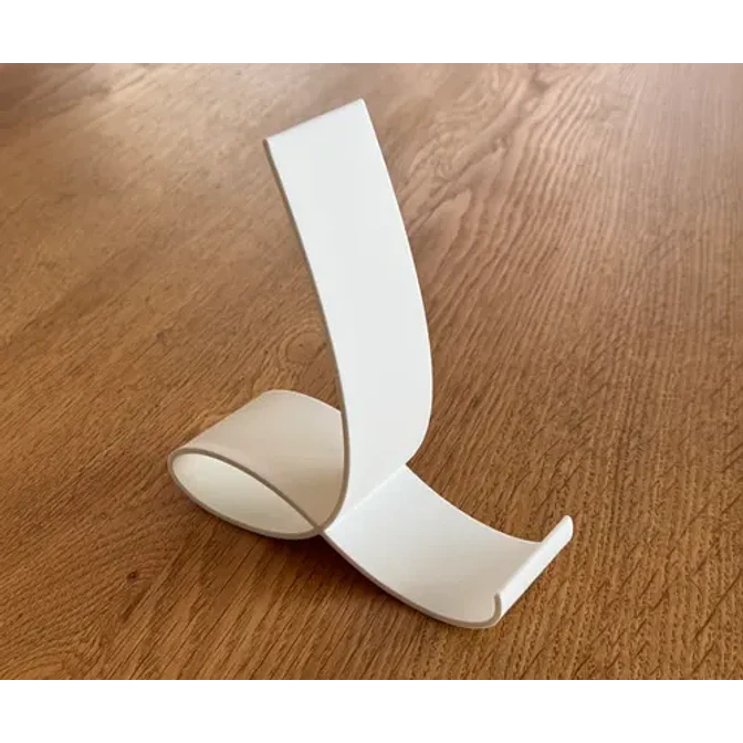 Figura Decorativa Soporte Para Libros Curvo 1