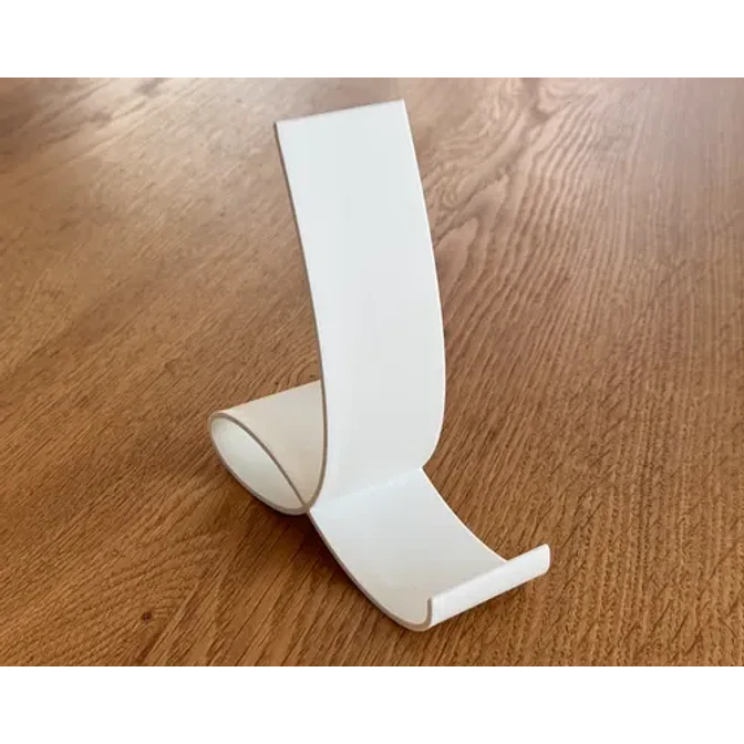 Figura Decorativa Soporte Para Libros Curvo 3