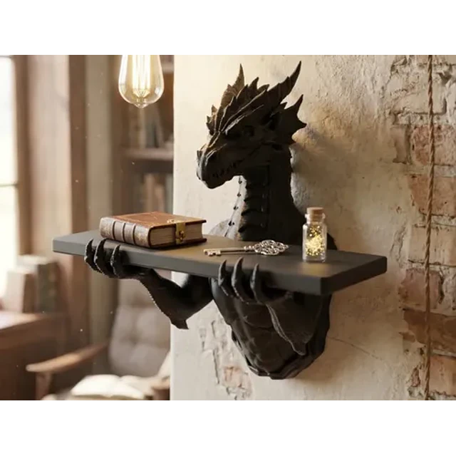 Estantería De Pared- Dragón Guardián