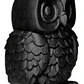 Figura Decorativa Buho Negro Elegante - Miniatura 1