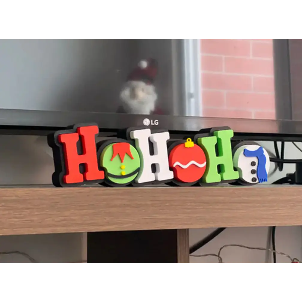 Adornos - Letreros Navideños Ho Ho Ho 3