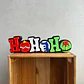 Adornos - Letreros Navideños Ho Ho Ho - Miniatura 4