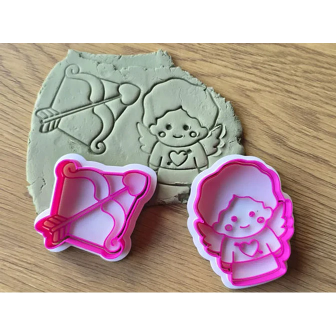 Cortadores Y Sellos De Galletas San Valentín 3