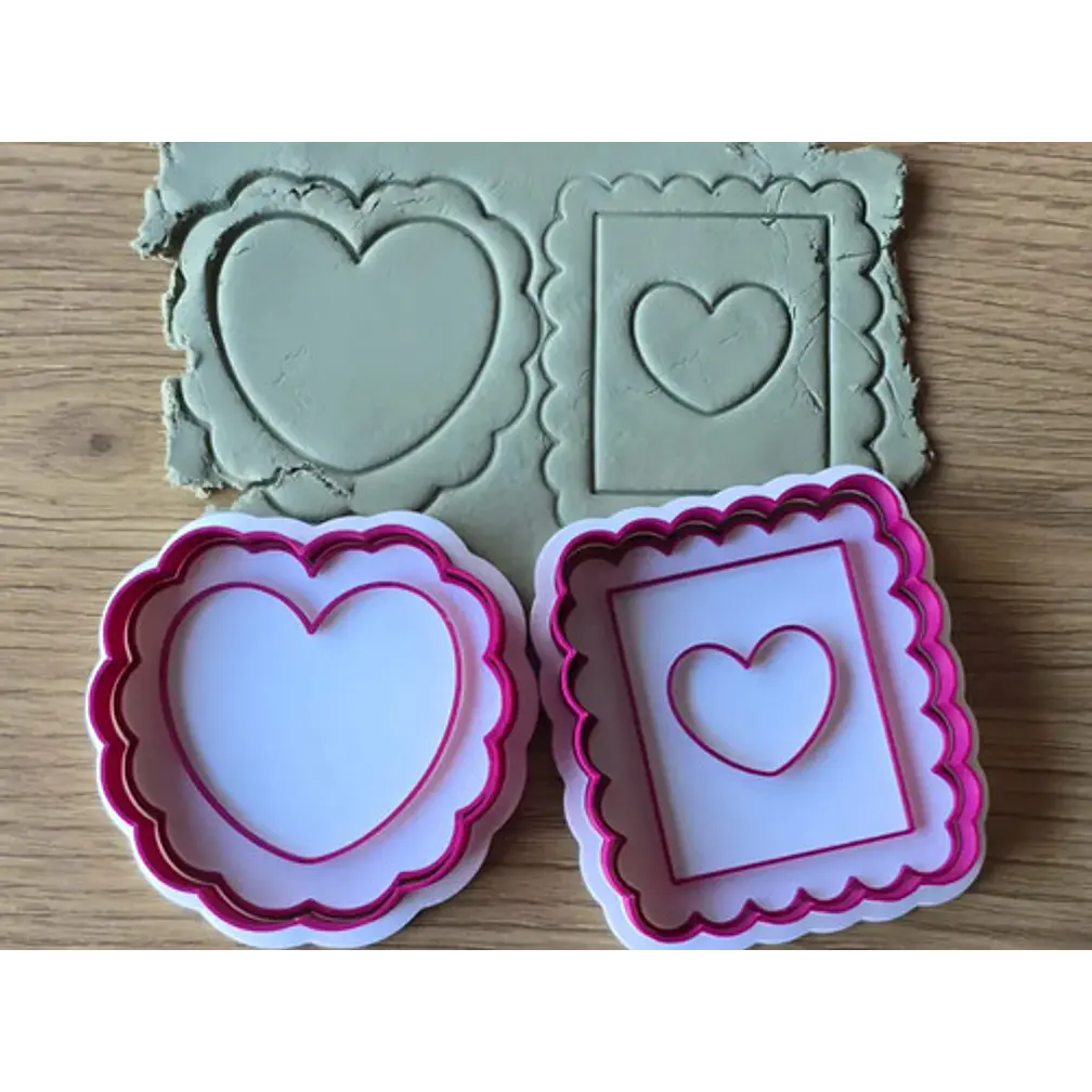 Cortadores Y Sellos De Galletas San Valentín 5