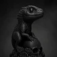 Escultura Elegante De Animales Necros De Prints Patro - Miniatura 5