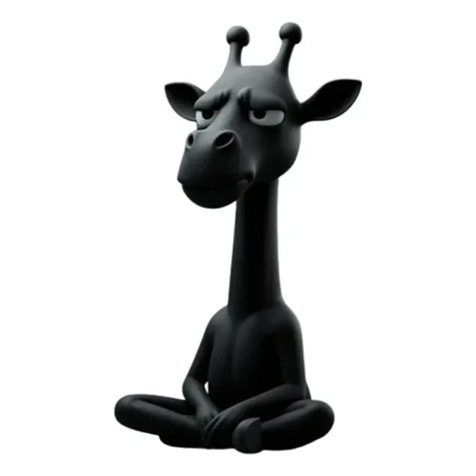 Figura Decorativa Prints Patro- Jirafa Zen 1