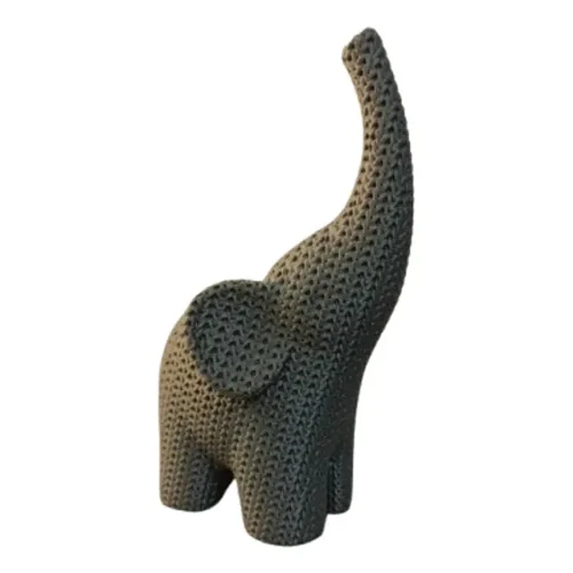 Escultura Decorativa Prints Patro - Elefante Tejido