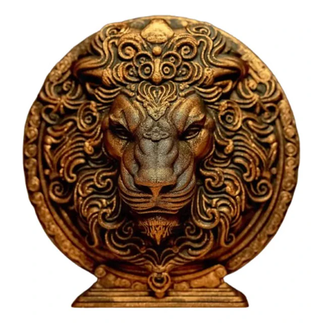 Escultura Decorativa Prints Patro - Zodiacal Leo