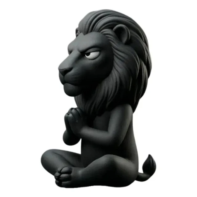 Figura Decorativa Prints Patro- León Zen