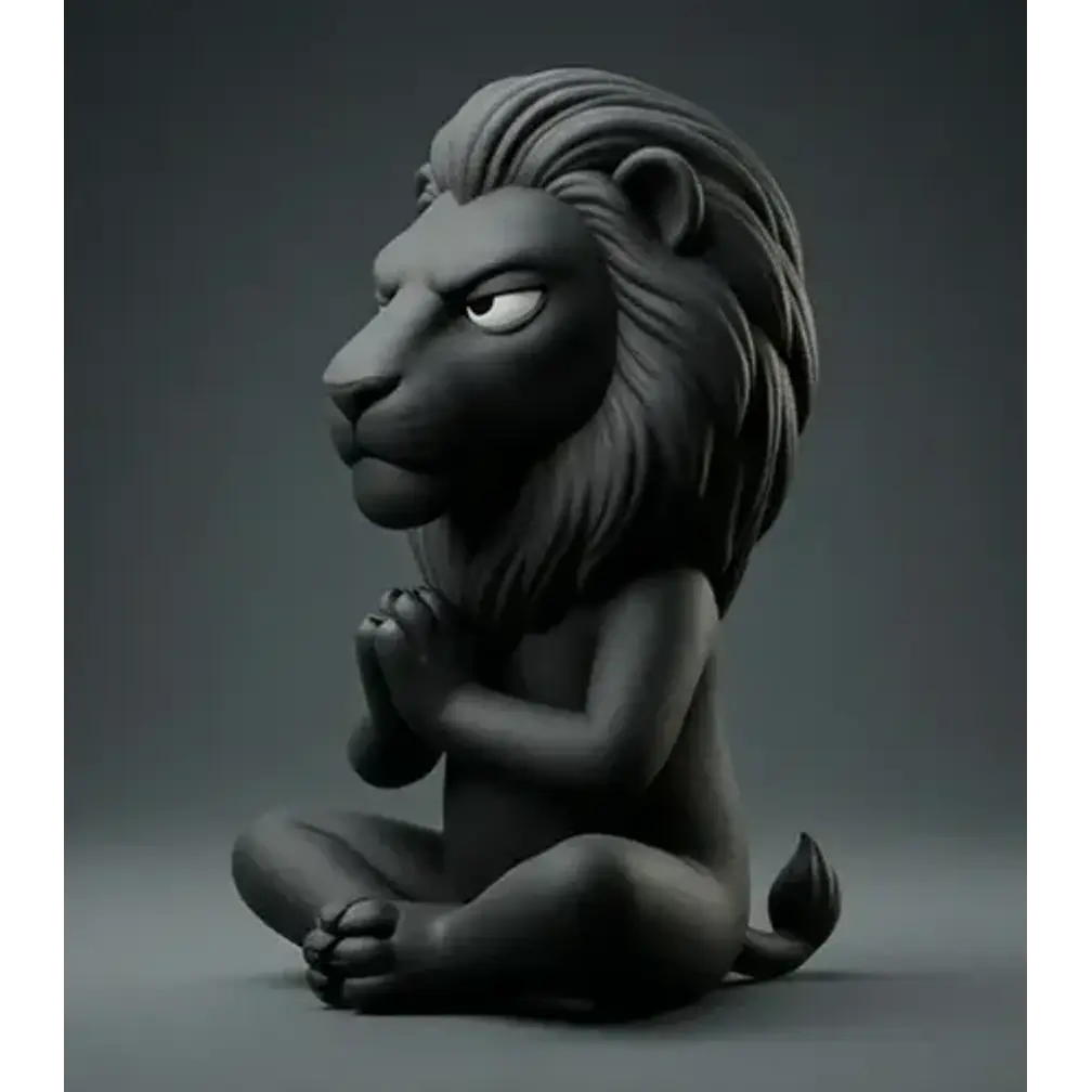 Figura Decorativa Prints Patro- León Zen 2