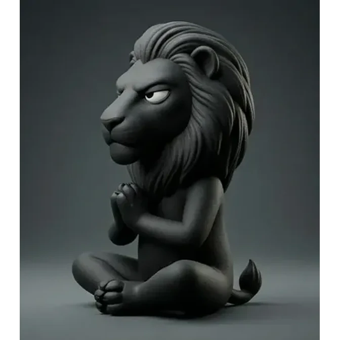 Figura Decorativa Prints Patro- León Zen 2