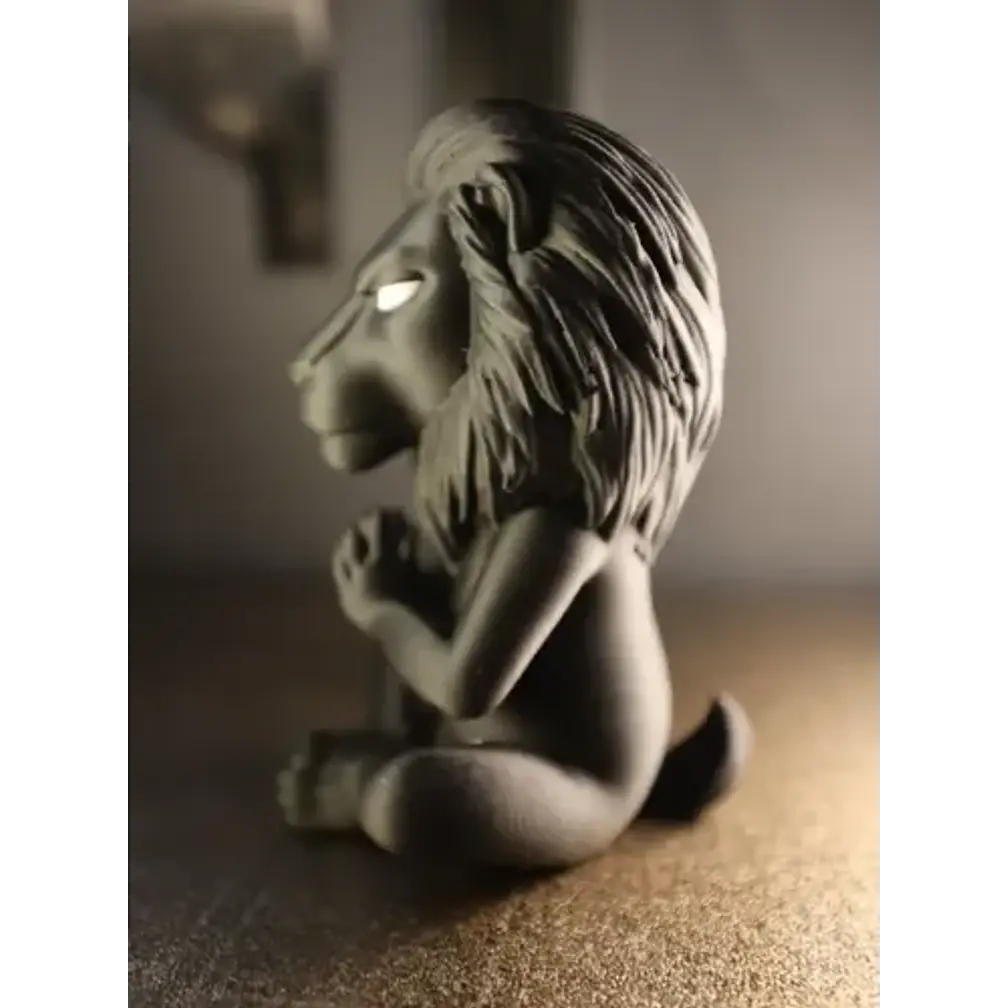 Figura Decorativa Prints Patro- León Zen 7