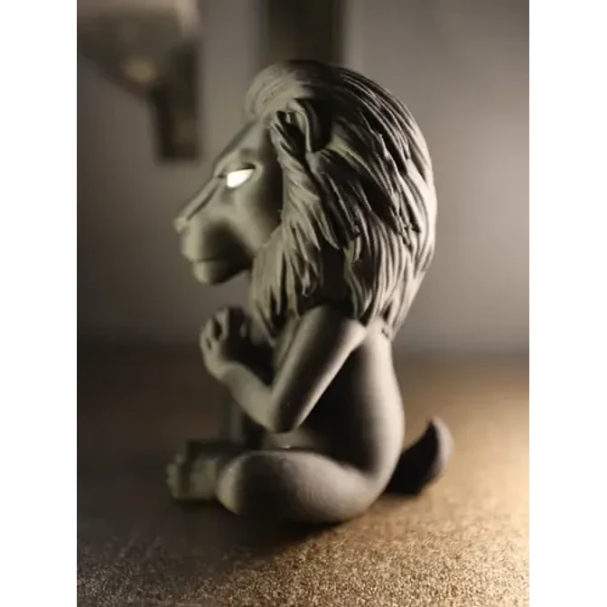 Figura Decorativa Prints Patro- León Zen 7