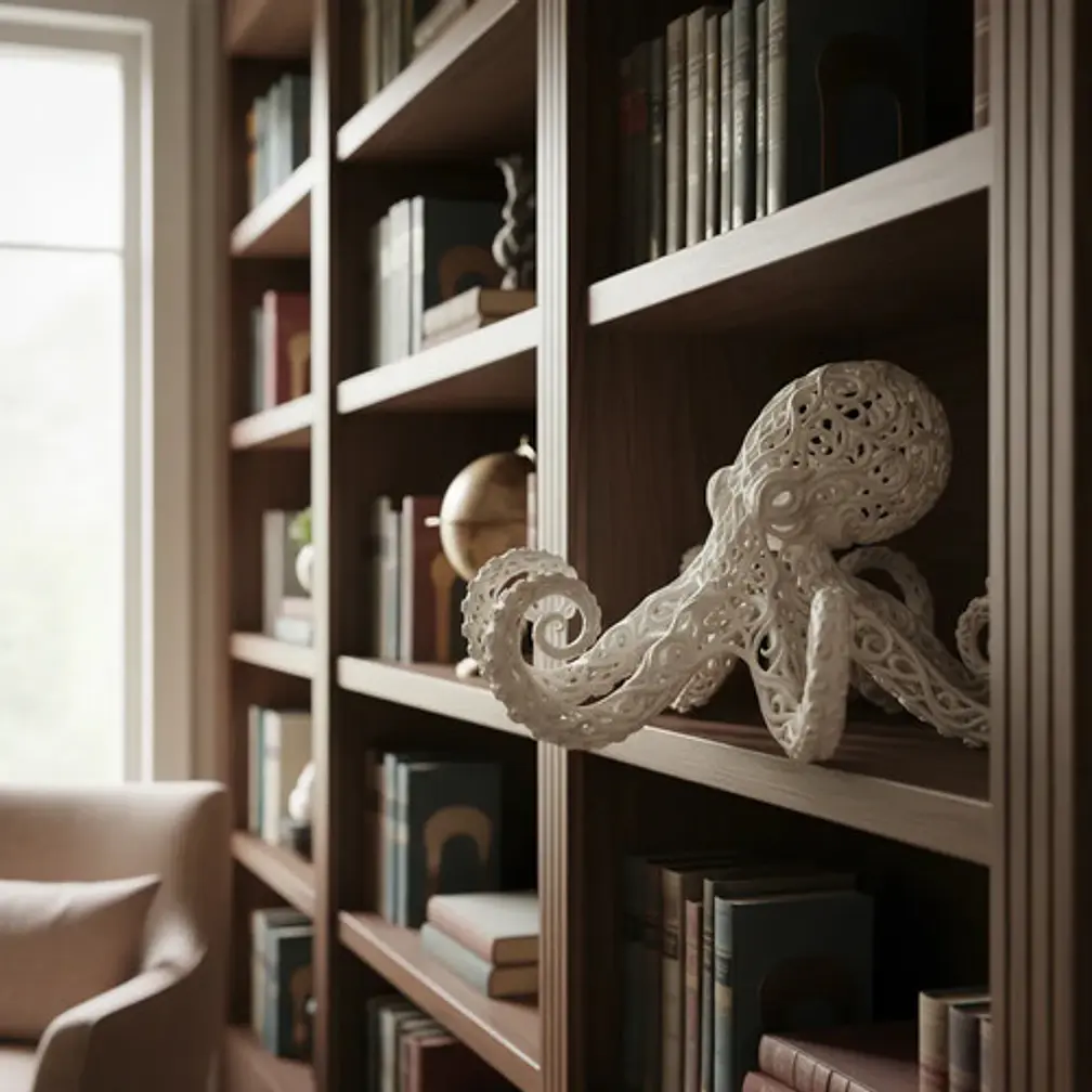 Escultura Elegante Prints Patro - Pulpo Veroni 5