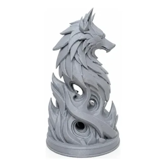 Escultura Decorativa Prints Patro- Lobo Espectral 5