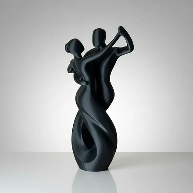 Escultura Elegante Prints Patro - Pareja Bailando Vals