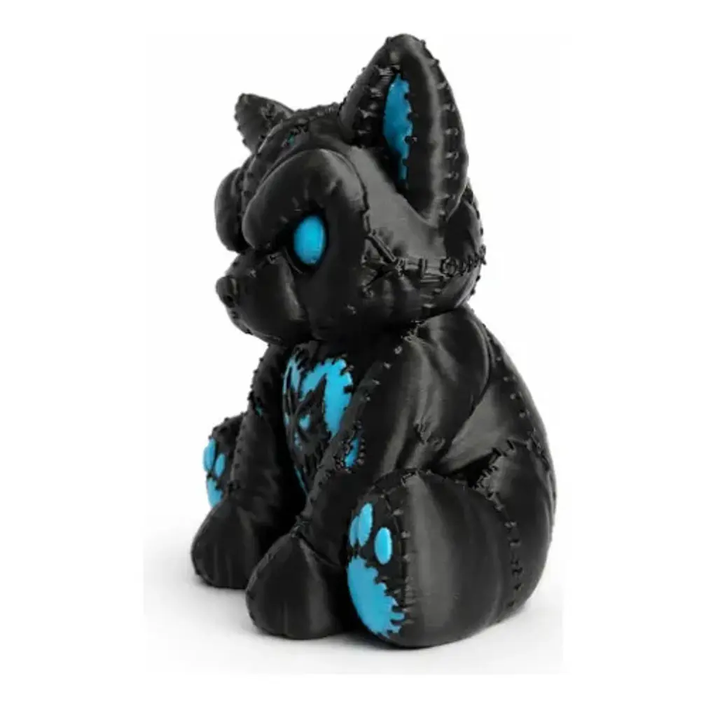 Figura Decorativa Prints Patro- Lobo Peluche Oscuro 3