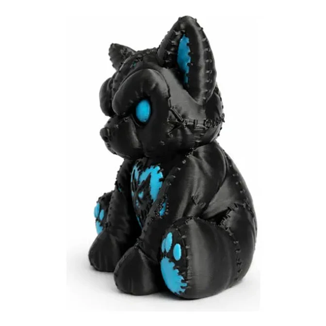 Figura Decorativa Prints Patro- Lobo Peluche Oscuro 3