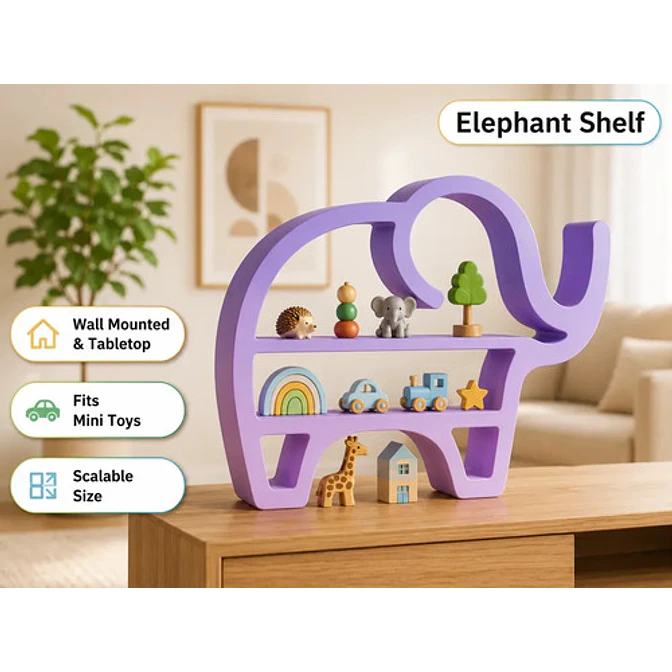 Estantería Infantil De Pared O Mesa Para Niños Prints Patro 3