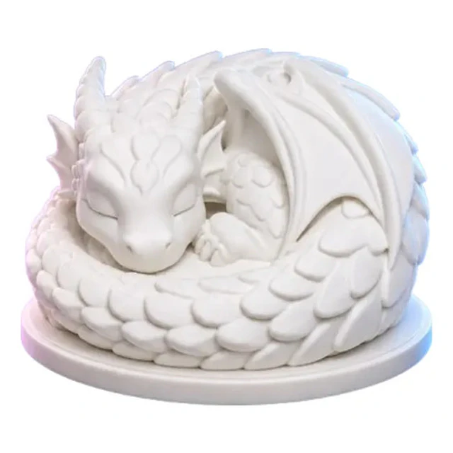 Escultura Decorativa Prints Patro- Dragón Durmiente
