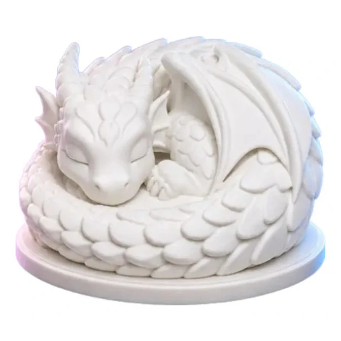 Escultura Decorativa Prints Patro- Dragón Durmiente 1