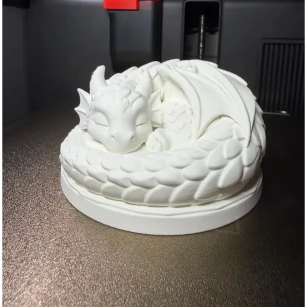 Escultura Decorativa Prints Patro- Dragón Durmiente 3