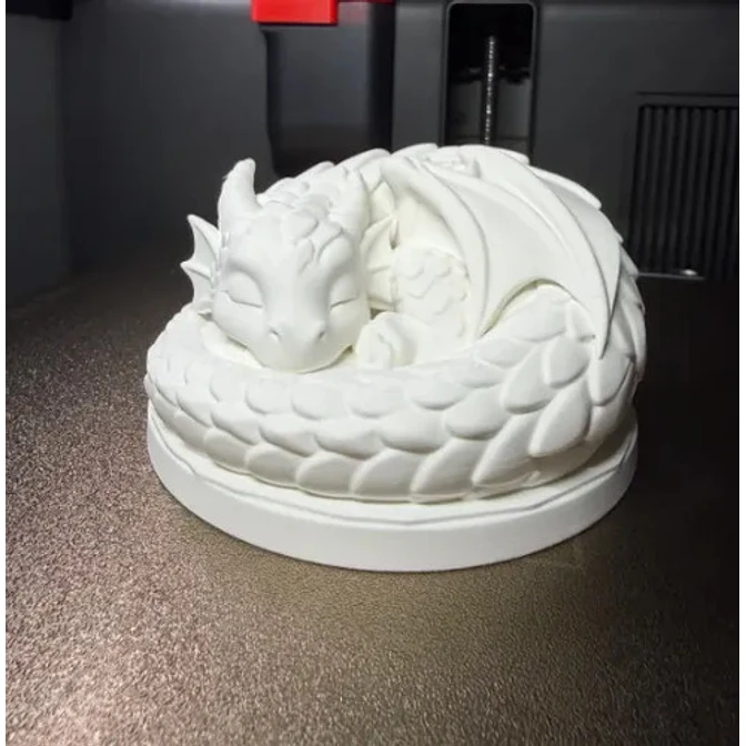 Escultura Decorativa Prints Patro- Dragón Durmiente 3