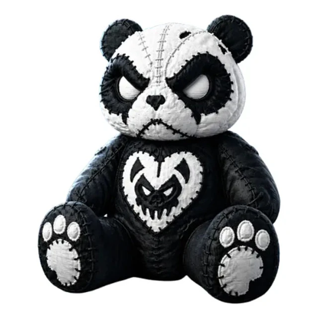 Figura Decorativa Prints Patro- Oso Peluche Oscuro