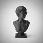 Escultura Elegante Prints Patro - Busto Estilo Romano - Miniatura 2