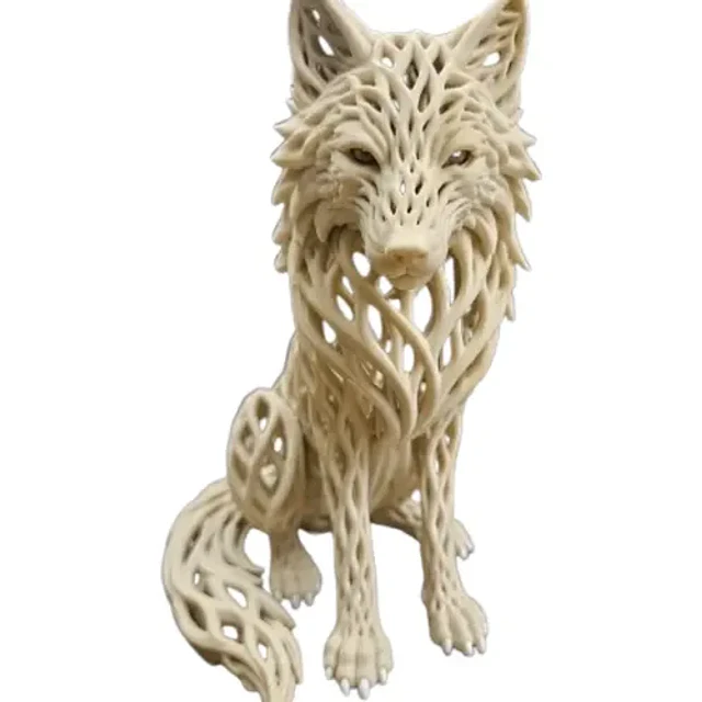 Escultura Elegante Prints Patro - Lobo Veroni
