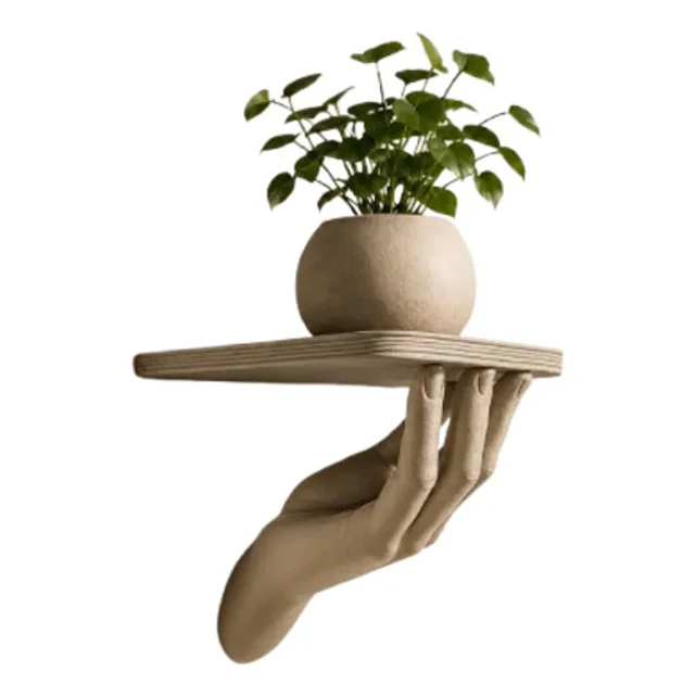 Estanteria Decorativa Prints Patro - Mano Realista