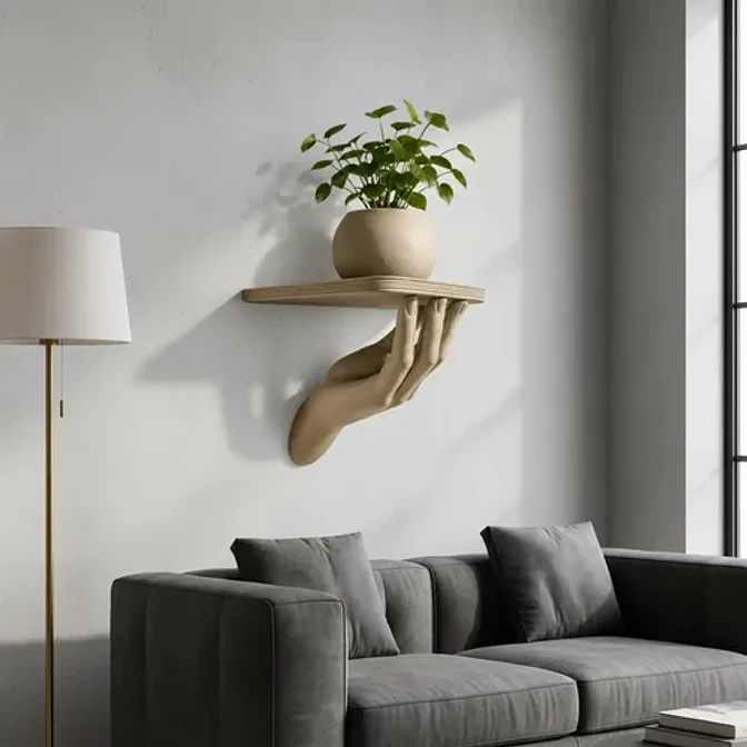 Estanteria Decorativa Prints Patro - Mano Realista 3