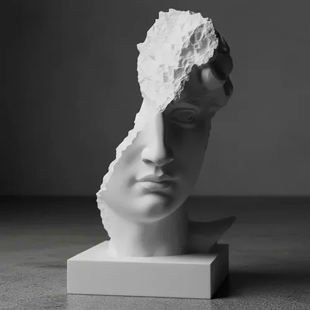 Escultura Elegante Prints Patro -  David Arruinado
