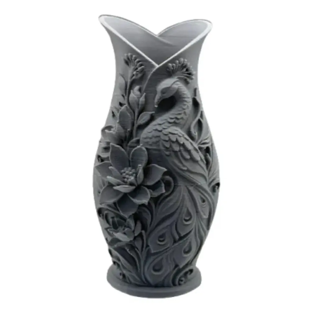Decoración Elegante Prints Patro - Jarrón Celta Pavo Real 1