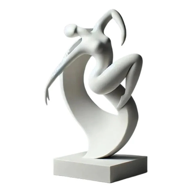 Escultura Elegante Prints Patro - Minimalista Danzante