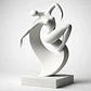 Escultura Elegante Prints Patro - Minimalista Danzante - Miniatura 2